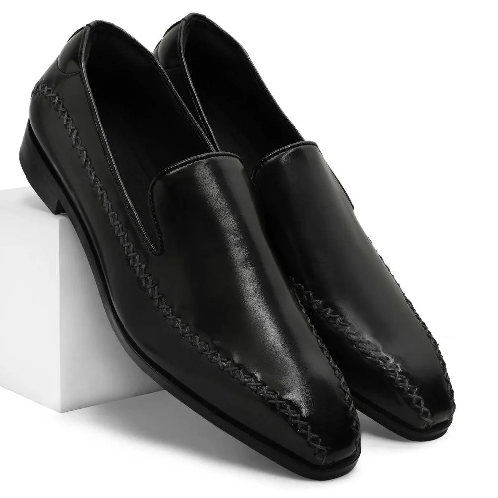 Maresca - Black Stitch Slip-On