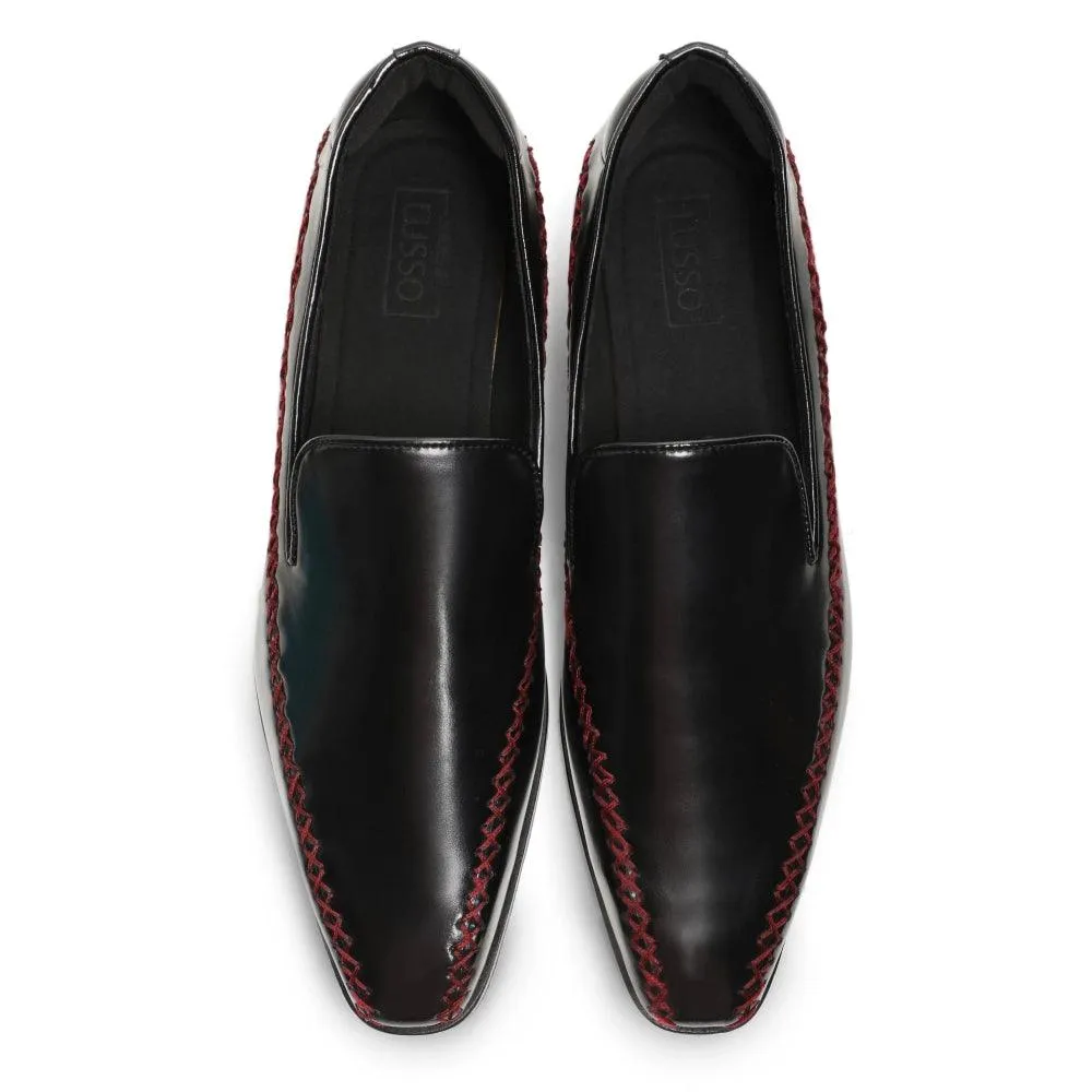 Maresca - Maroon Stitch Slip-On