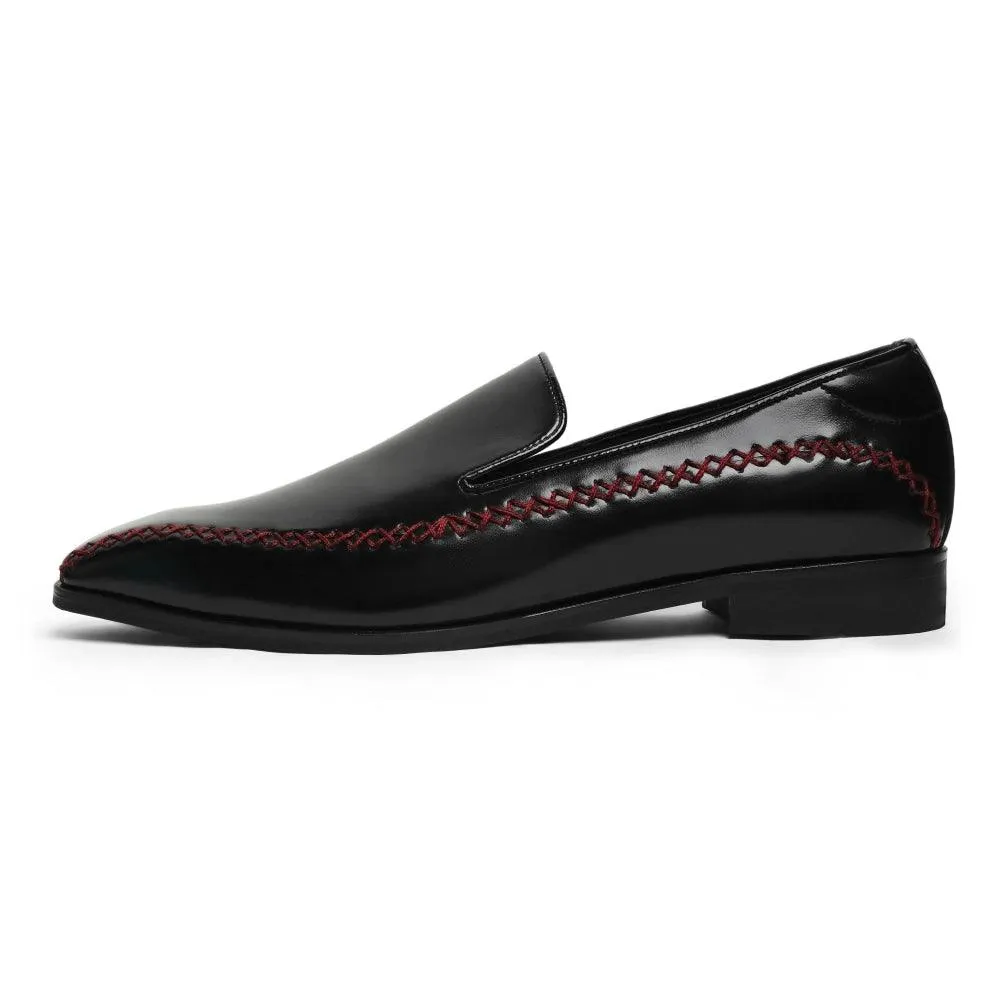 Maresca - Maroon Stitch Slip-On