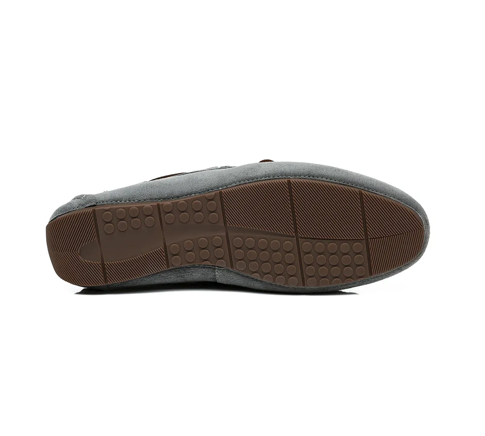 Mens Moccasin Leather Loafers Brinn