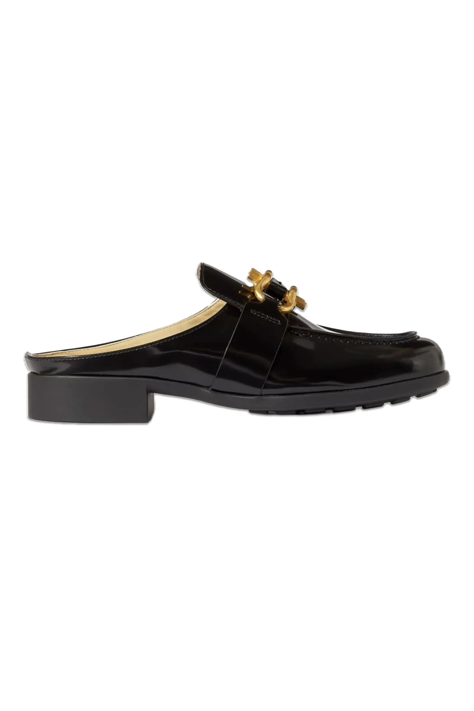 Monsieur Mocassin Glossed-leather Loafers