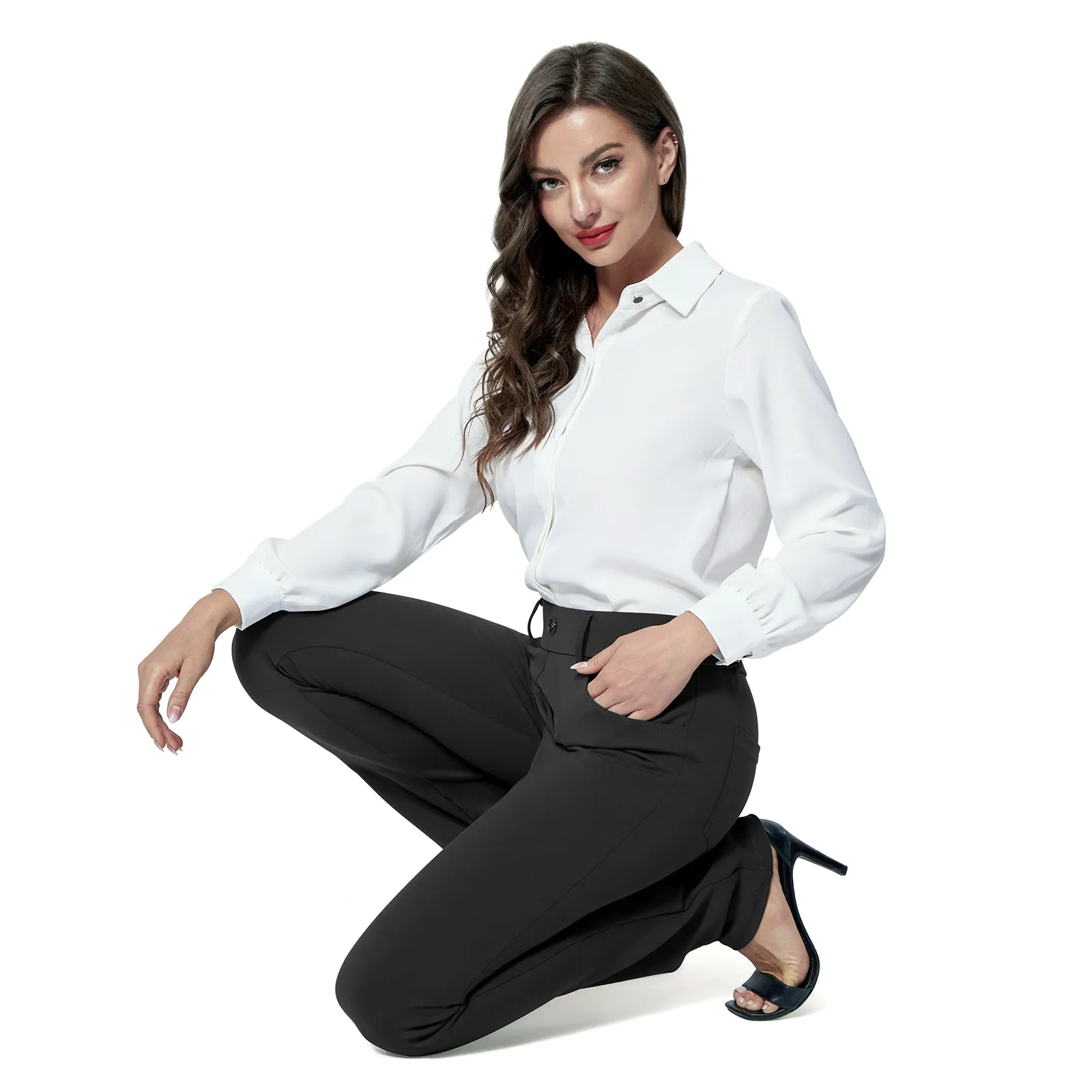 MOTEEPI Yoga Dress Pants for Women 31''