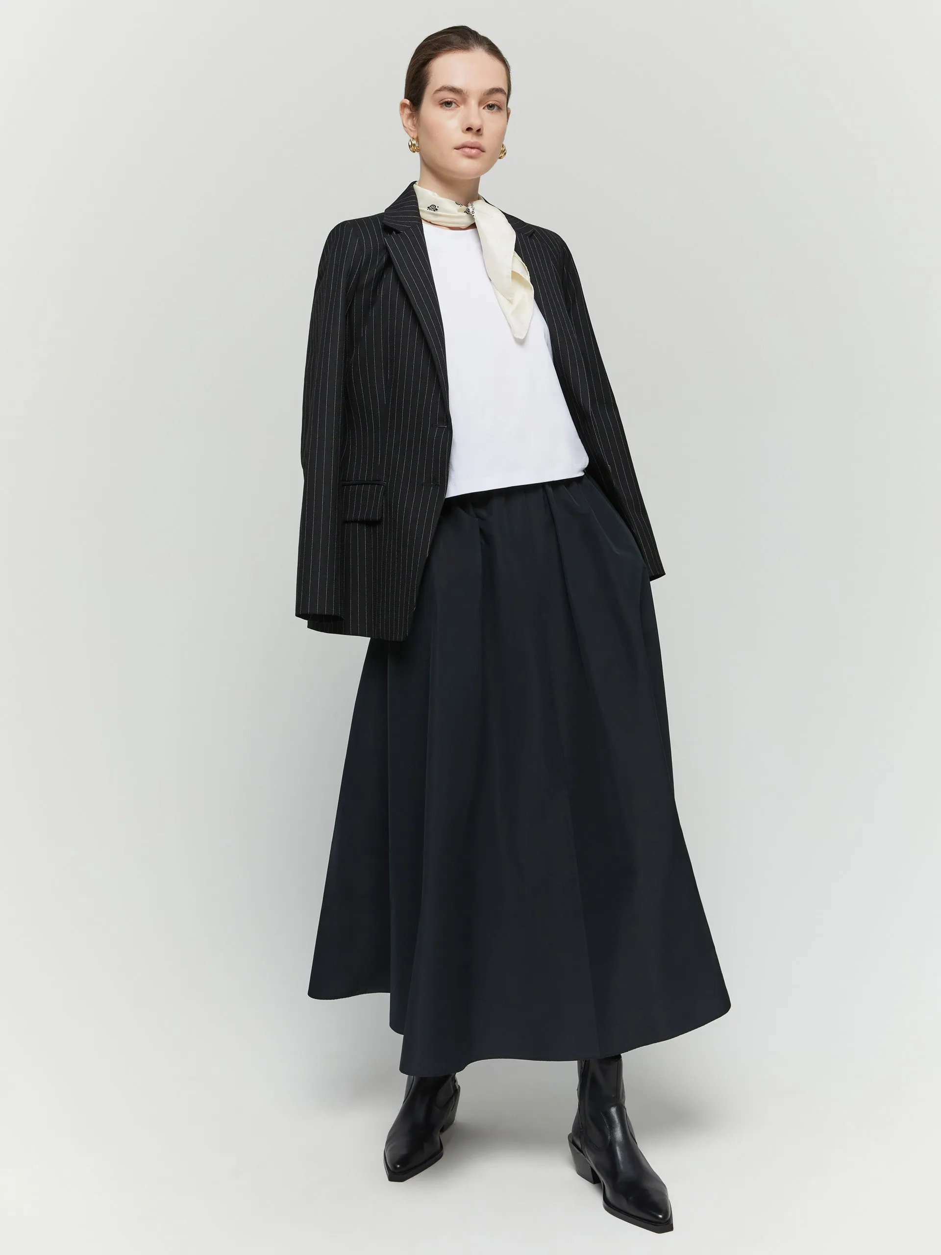 Nic Flared Skirt Black