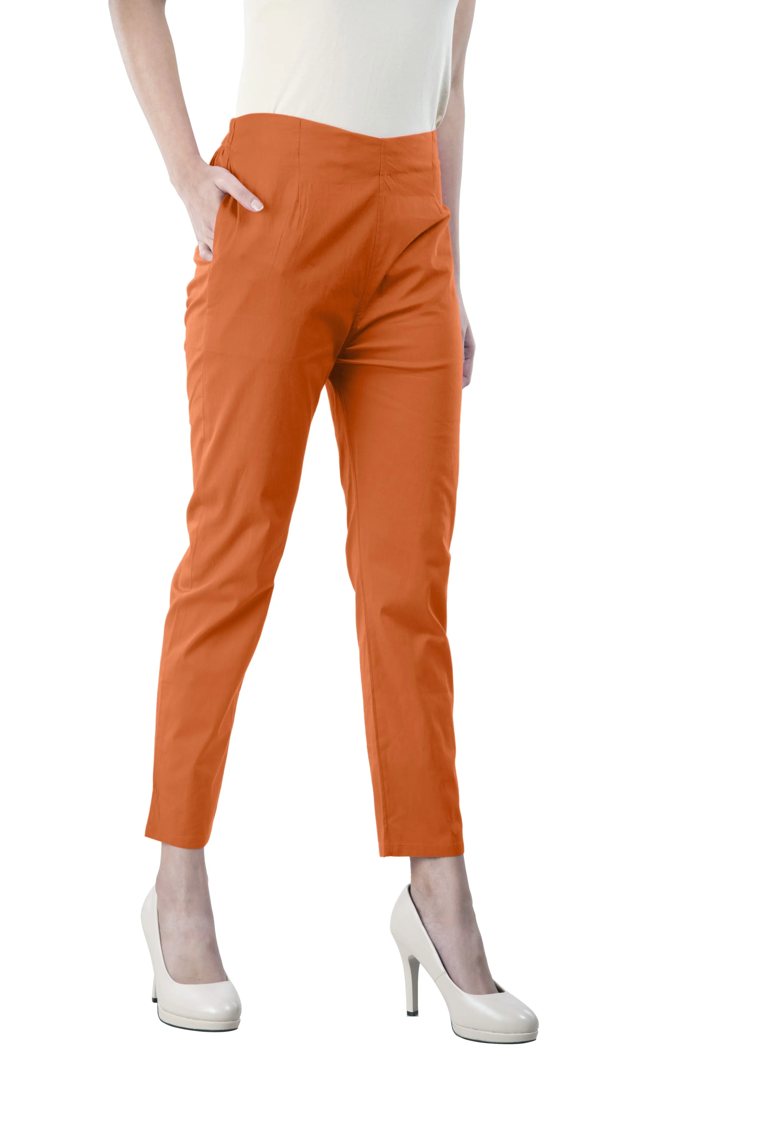 Pencil Pants (Carrot Orange)