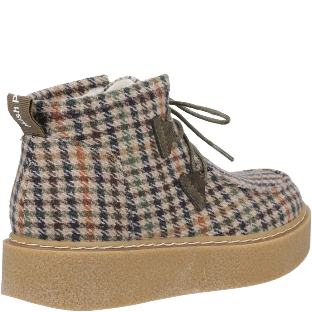 Plaid Brianna Booties