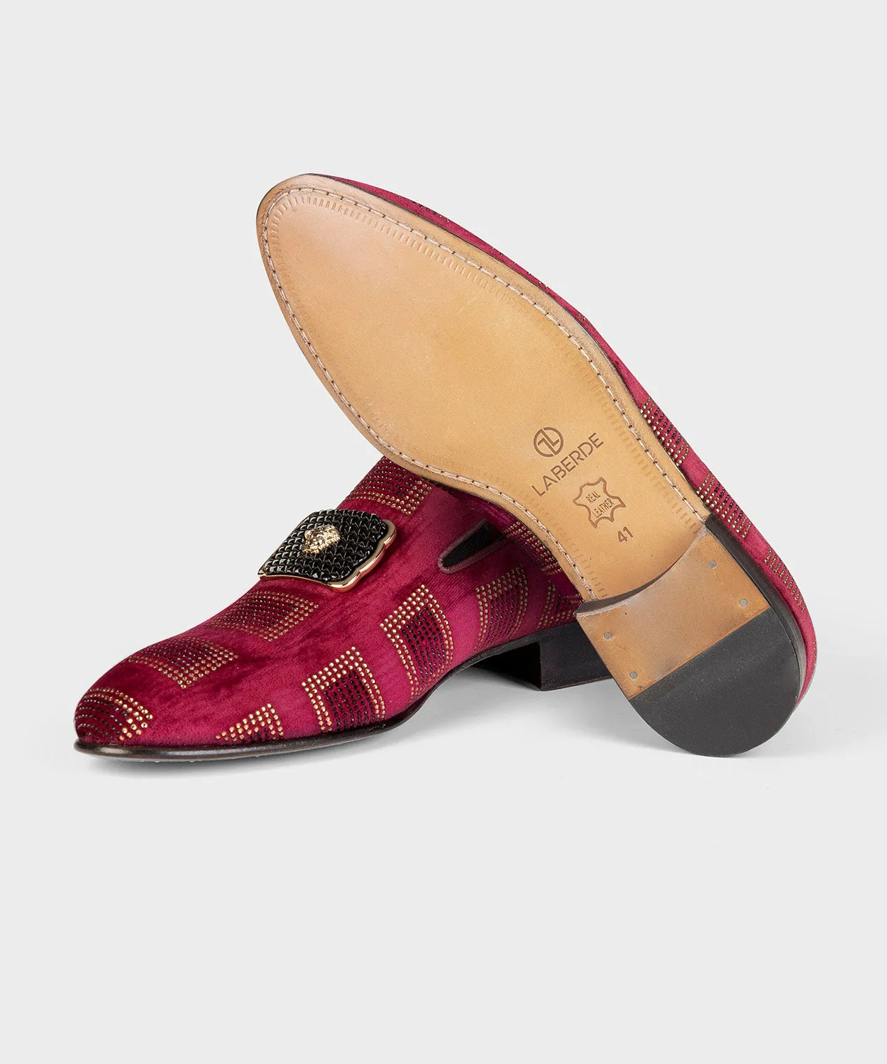 Red Suede Loafers