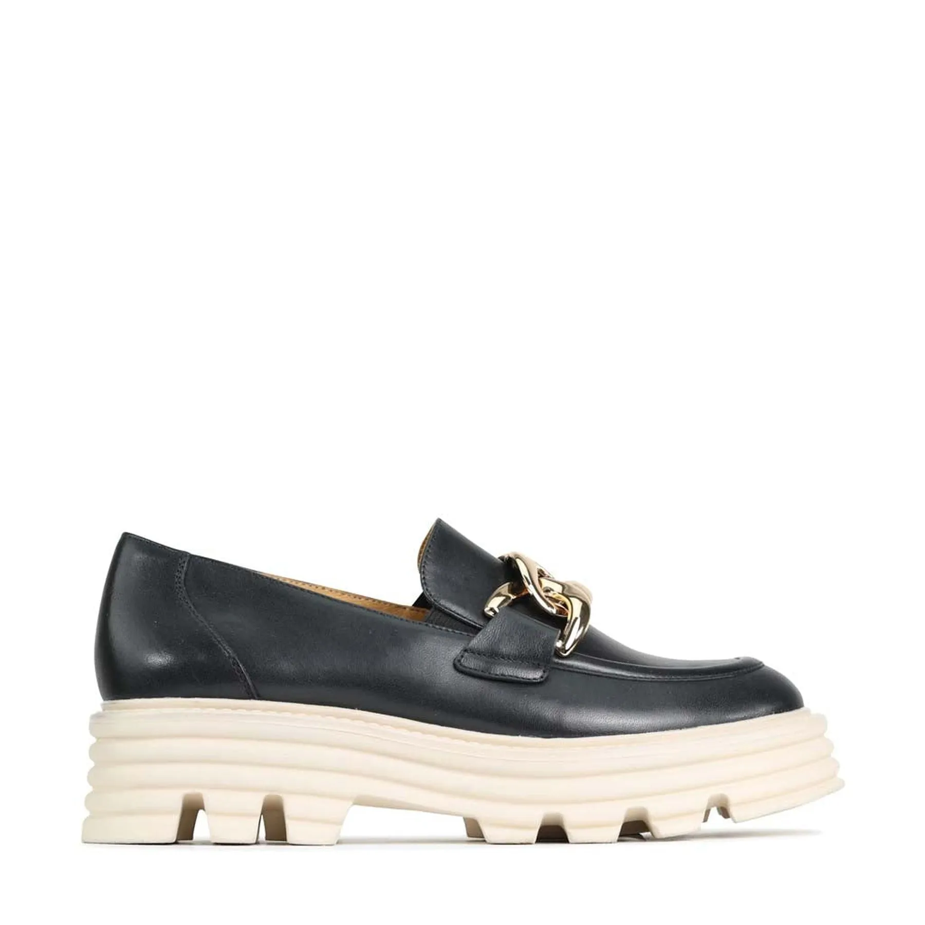 SAMIRA LEATHER CHUNKY LOAFERS