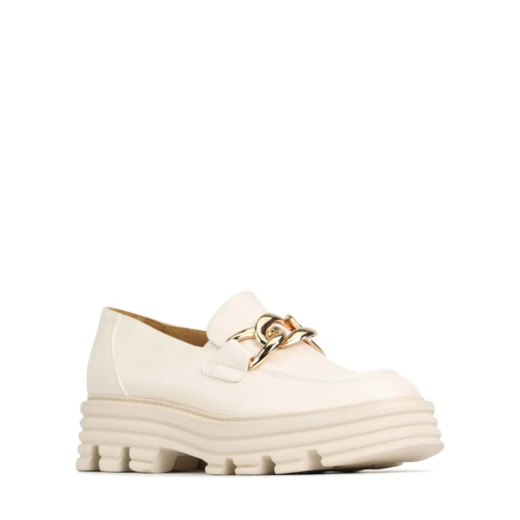 SAMIRA LEATHER CHUNKY LOAFERS