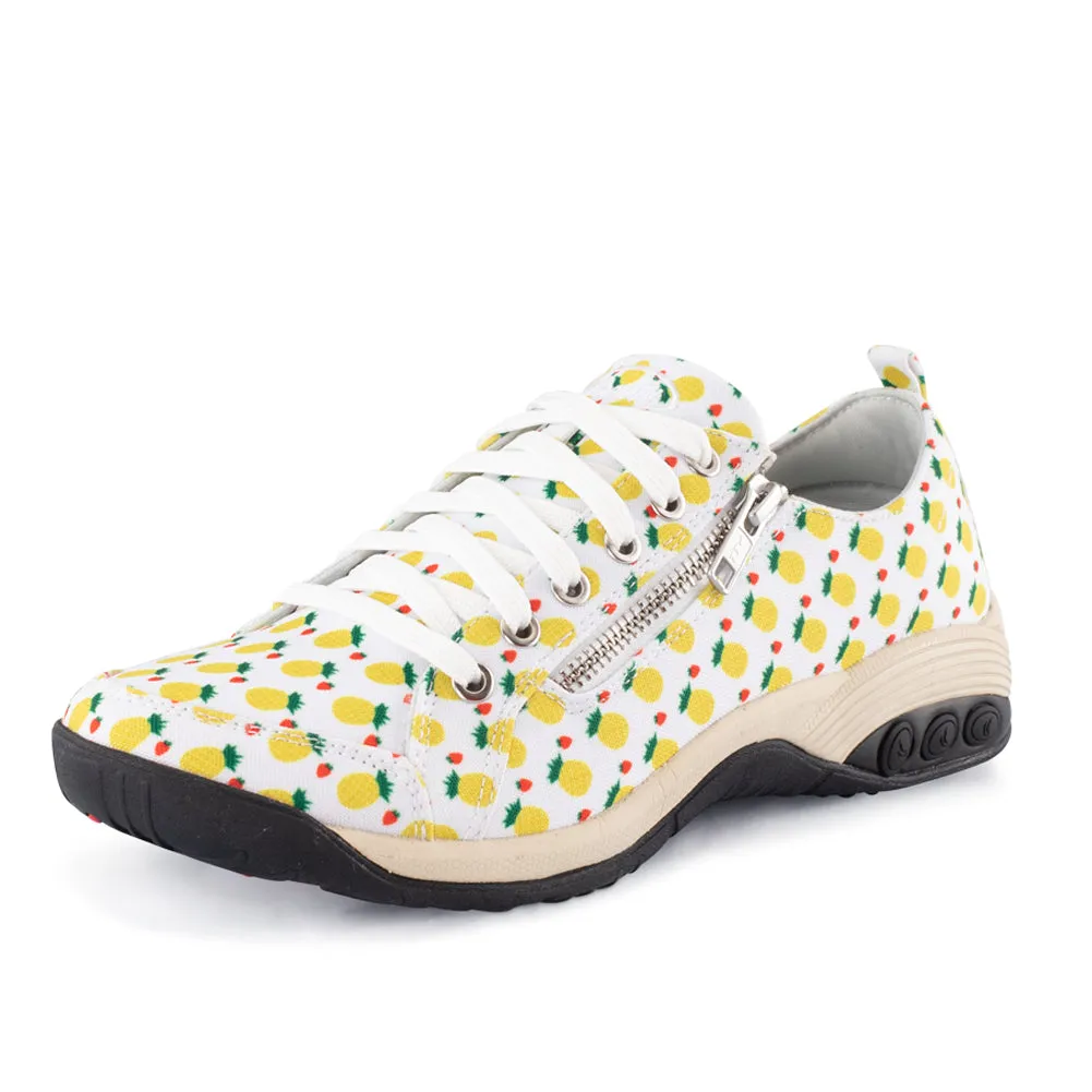 Sienna Prints Women's Side Zip Sport Casual Shoe