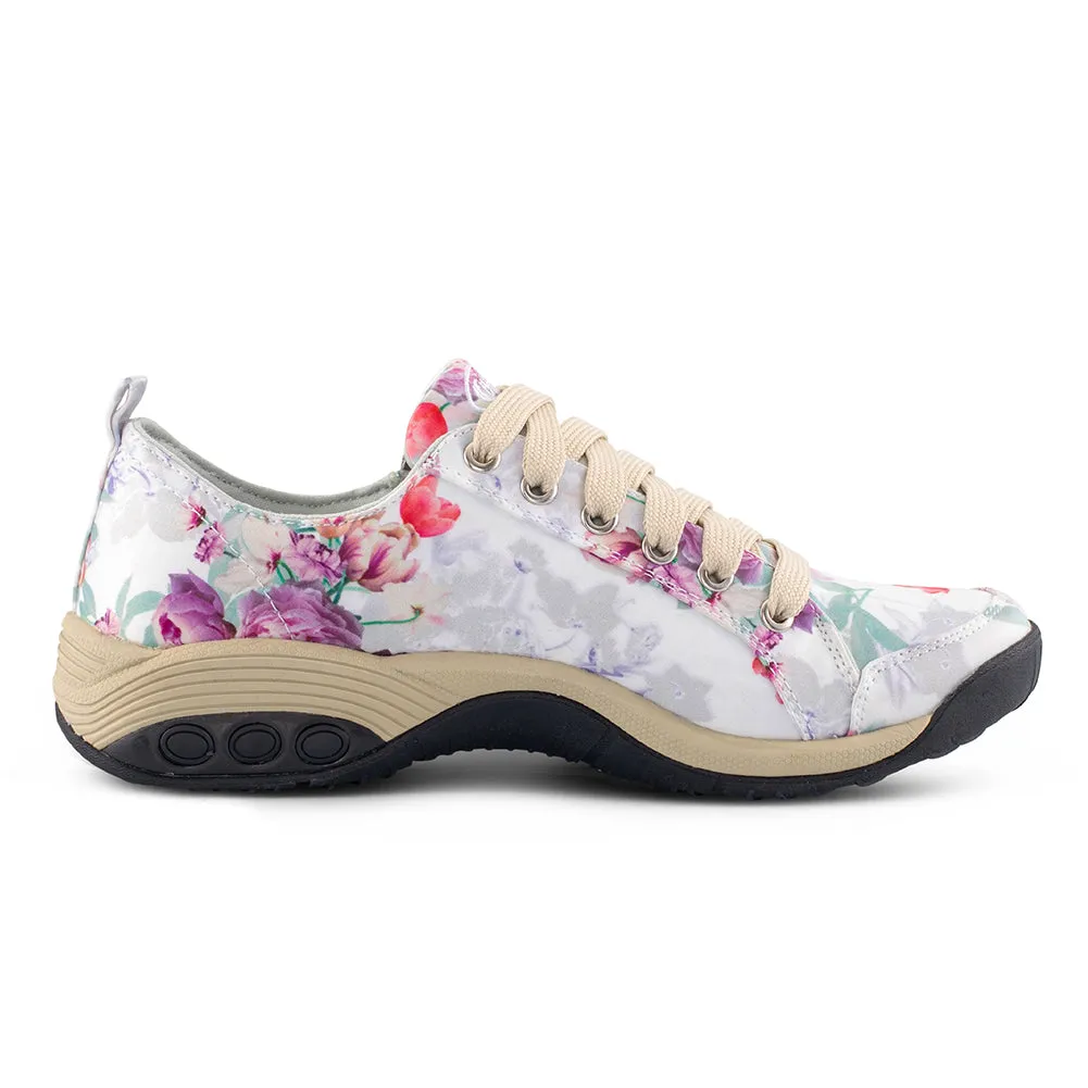 Sienna Prints Women's Side Zip Sport Casual Shoe