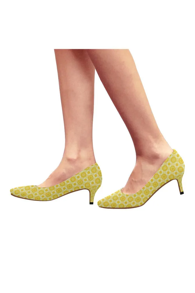 Solar Energetic Women's Pointed Toe Low Heel Pumps