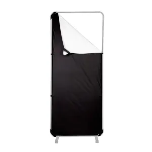 Spectrum 'Xpress V-Flat' Replacement Backdrop (Black / White)