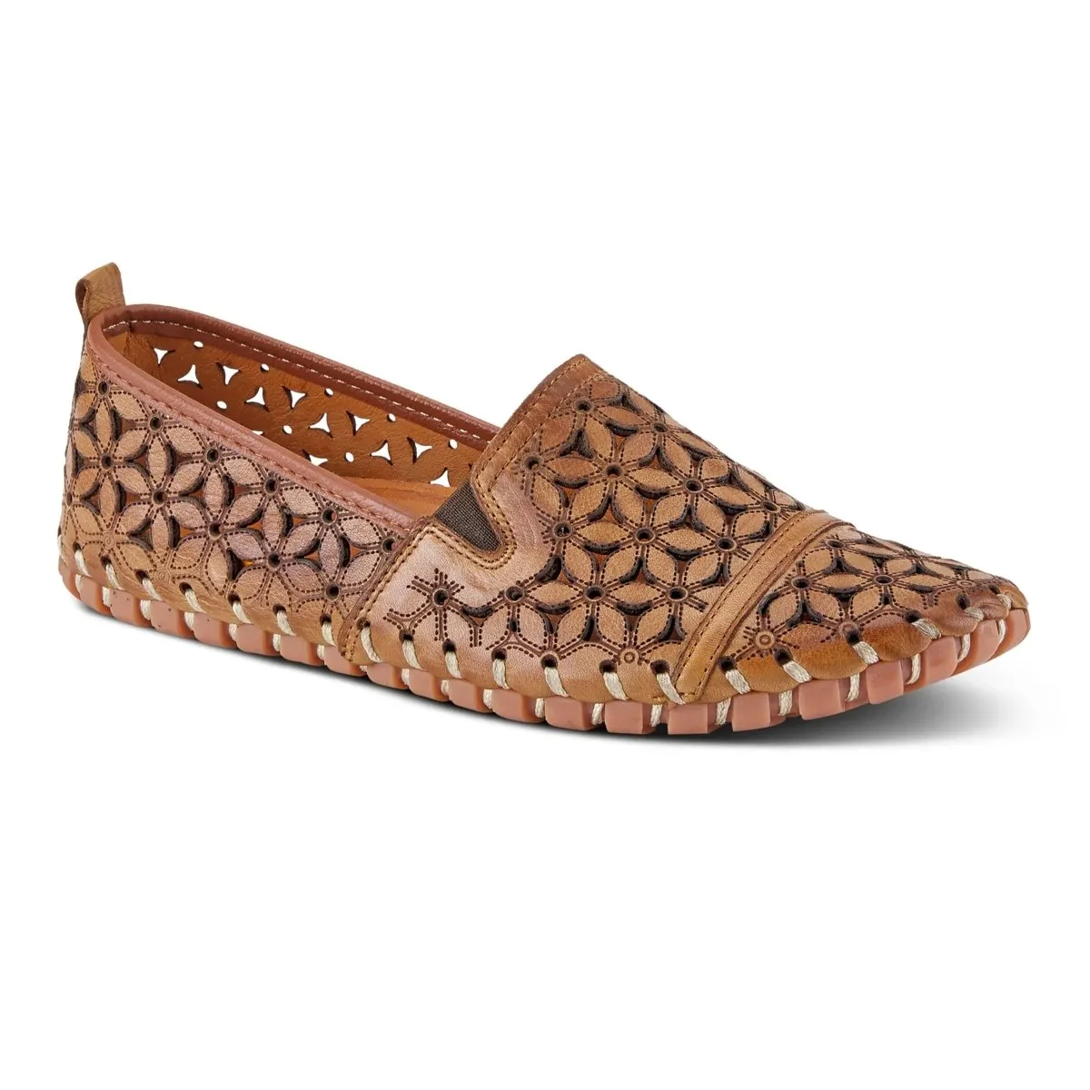 Spring Step Women's Fusaro Flowerflow Light Brown