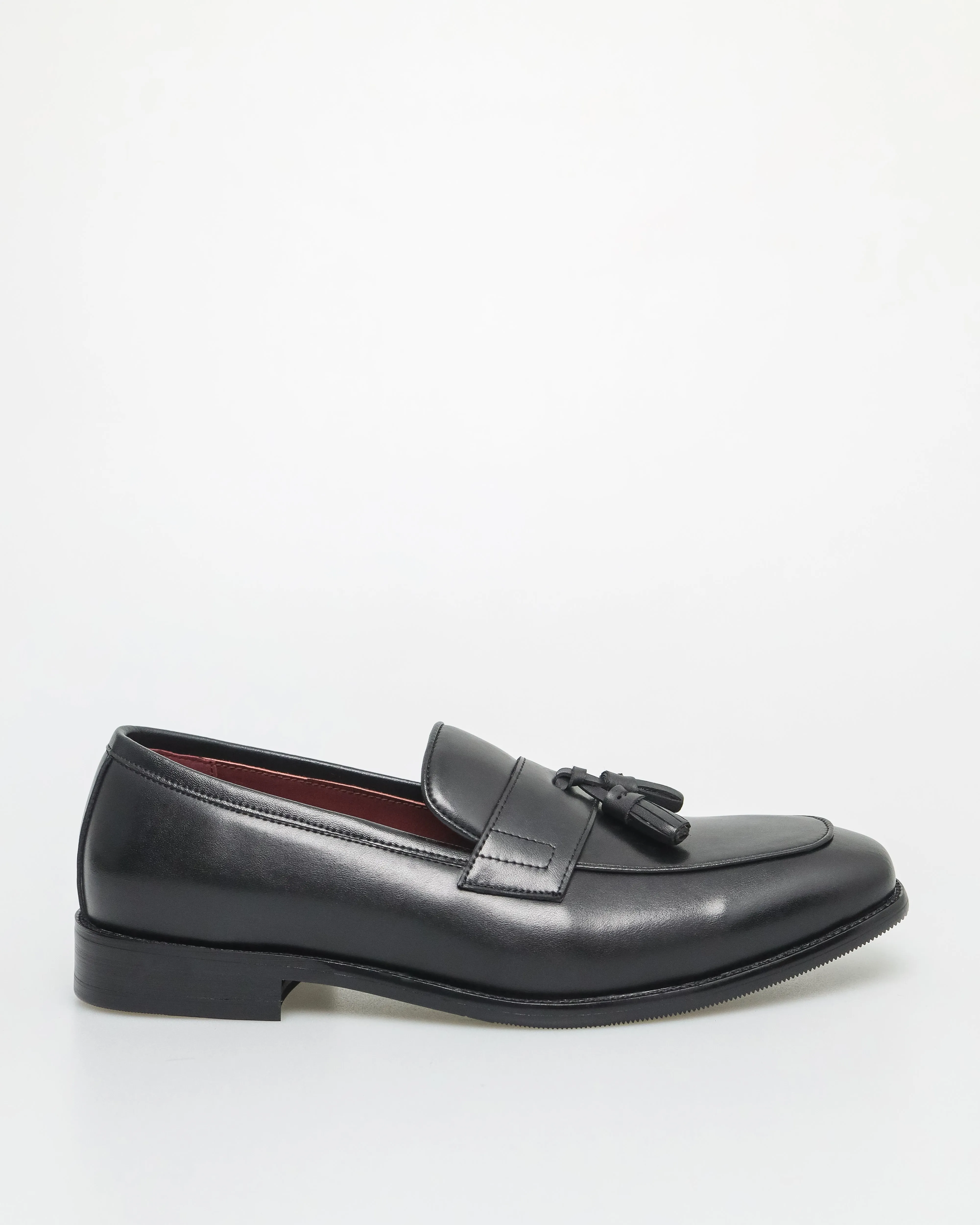 Tomaz HF070 Men's Noir Classic Tassel Loafers (Black)