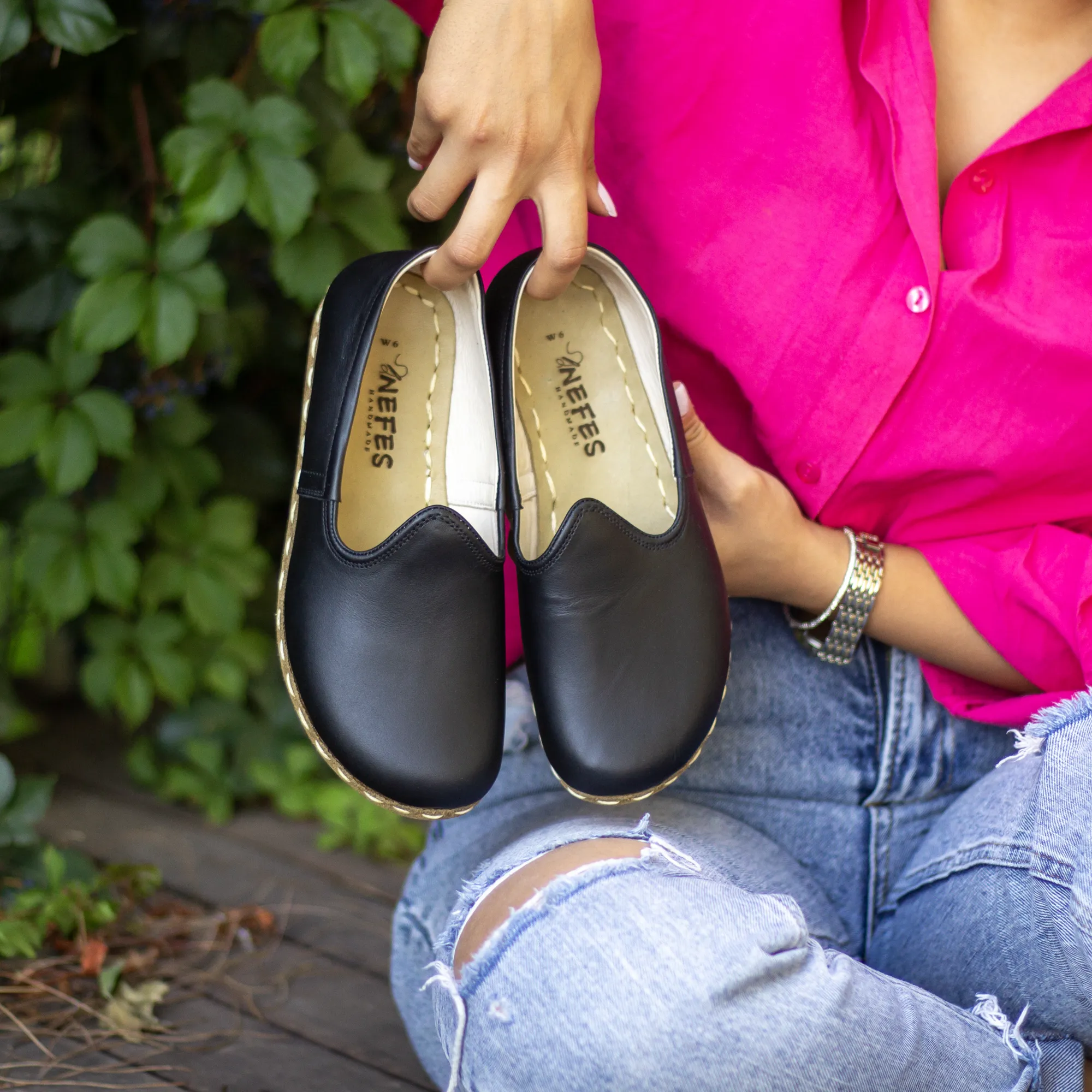 Women's Barefoot Grounding Shoes - Black