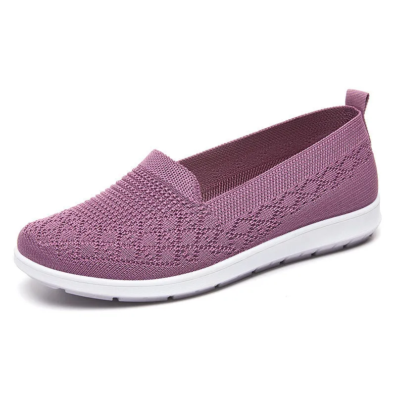 Women's Cloth Breathable Flat Soft Bottom Canvas Shoes